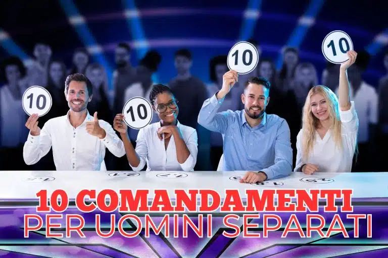 10 comandamenti per uomini separati